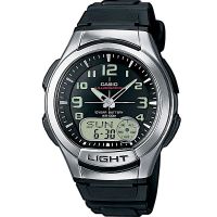 Casio Uhr AQ-180W-1BVES Analog Digital Herren Damen Schwarz Watch NEU & OVP