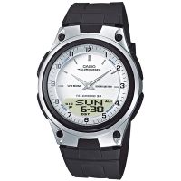 Casio Uhr AW-80-7A Analog Digitaluhr Herren Damen Silber Weiß Watch NEU & OVP