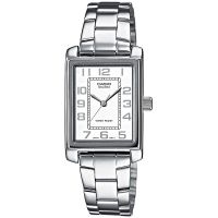 Casio Uhr LTP-1234PD-7BEF Damen Armbanduhr Edelstahl Silber Watch NEU & OVP