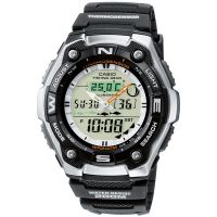 Casio Herrenuhr AQW-101-1AVER Armbanduhr Analog Digital Schwarz Silber NEU & OVP