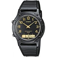 Casio Uhr AW-49H-1B Analog Digitaluhr Herren Damen Schwarz Black Watch NEU & OVP