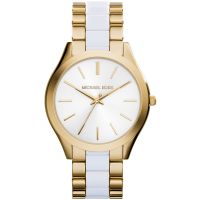 Michael Kors Uhr MK4295 Runway Damenuhr Weiß Gold Edelstahl Lady Watch NEU & OVP