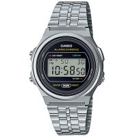 Casio Uhr A171WE-1AEF Retro Digitaluhr Armbanduhr Herren Damen Silber NEU & OVP