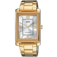 Casio Uhr MTP-1234PG-7A Herren Armbanduhr Edelstahl Silber Gold Watch NEU & OVP