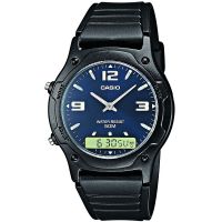 Casio Uhr AW-49HE-2AVDF Analog Digitaluhr Herren Damen Schwarz Watch NEU & OVP