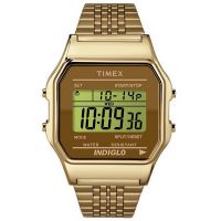 Timex Uhr TW2P48700 TIMEX 80 Vintage Men Unisex Digital Gold Watch NEU & OVP