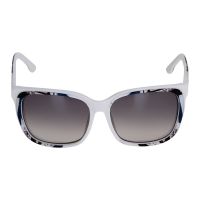 Diesel Sonnenbrille DL0008_5824C Herren Damen Weiß Schwarz Sunglasses NEU & OVP