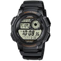 Casio Uhr AE-1000W-1A Digital Armbanduhr Herren Schwarz Weltzeit Sport NEU & OVP