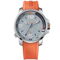 Tommy Hilfiger Uhr 1791011 Herrenuhr Orange Silber Armbanduhr Watch NEU & OVP