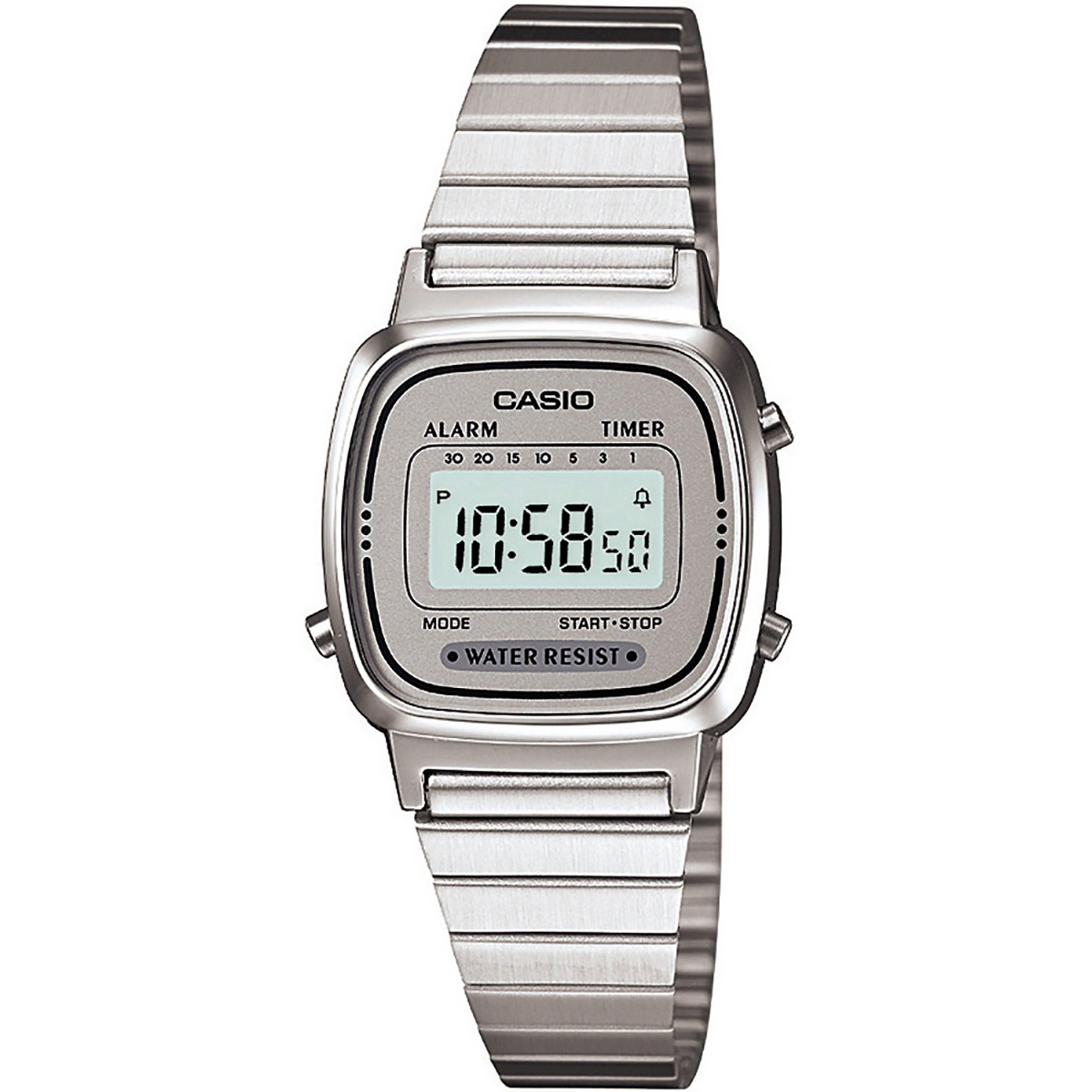 Casio Uhr LA670WA-7DF Damen Armbanduhr Retro