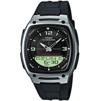 Casio Uhr AW-81-1A1 Analog Digital Herren Damen Schwarz Silber Watch NEU & OVP