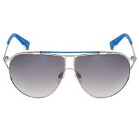 Diesel Sonnenbrille DL0017_6316C Herren Damen Silber Blau Sunglasses NEU & OVP