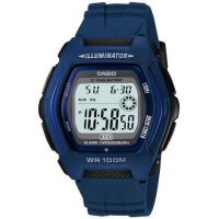 Casio Uhr HDD-600C-2A Herren Damen Digitaluhr Armbanduhr Blau Schwarz NEU & OVP