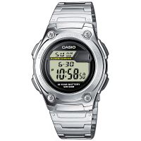 Casio Uhr W-211D-1AVEF Digital Armbanduhr Herren Damen Silber Watch NEU & OVP