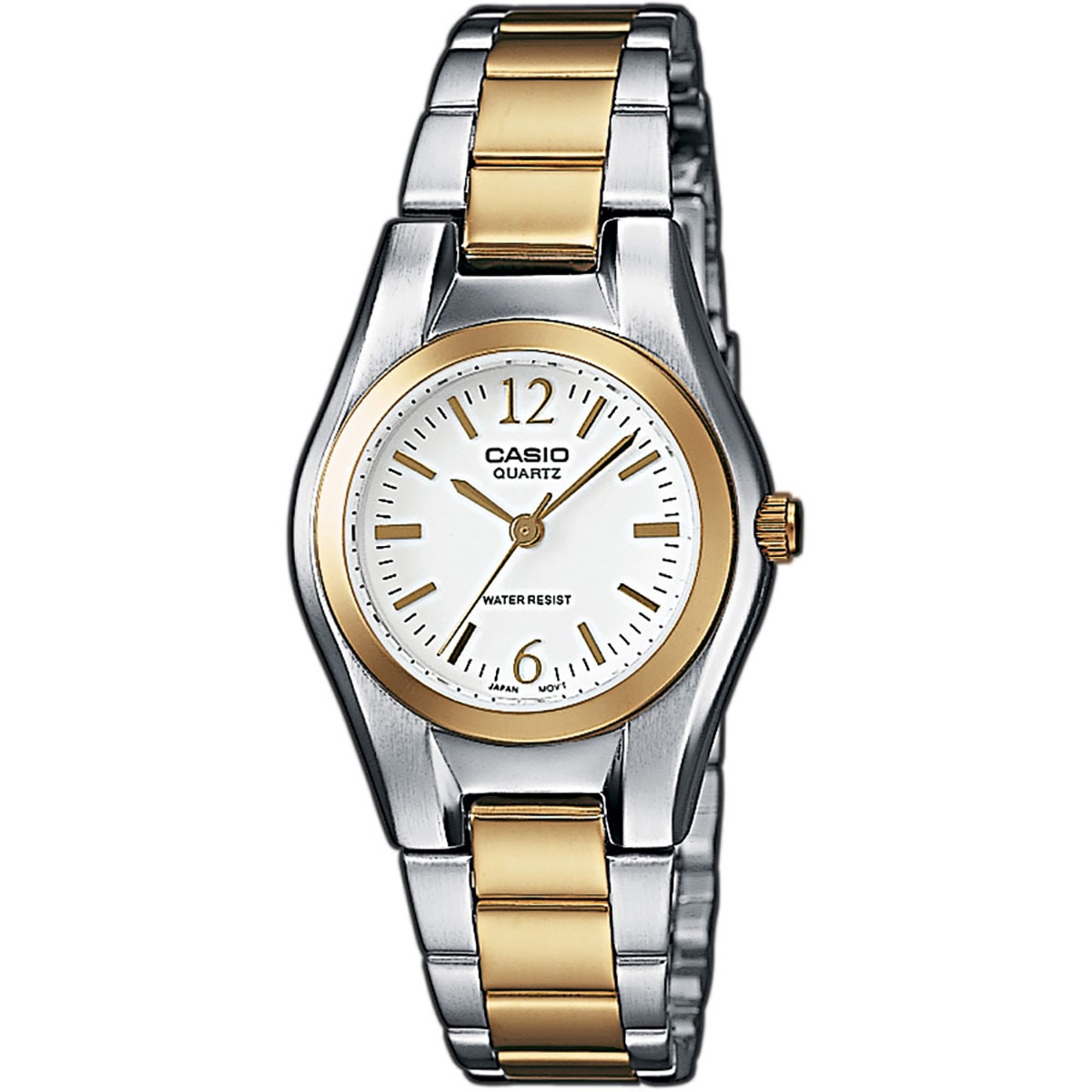 Casio Damen Digital Quarz Uhr Mit Massives Edelstahl Armband